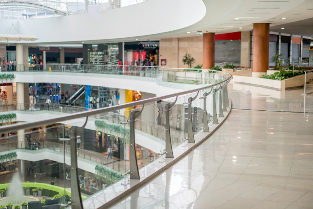 A busy shopping centre representing retail security services provided by Proactive Specialised Security Solutions.